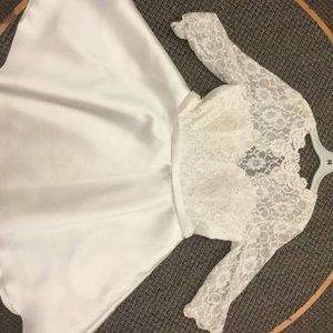 3/4 Sleeved Little White